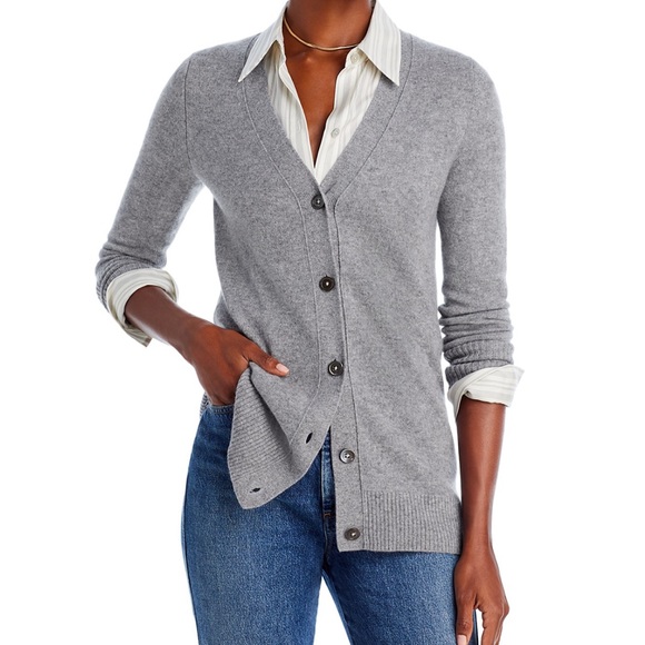 C by Bloomingdale's Cashmere
Grandfather Cardigan - Picture 9 of 11